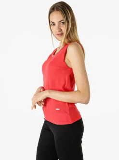 Coveri Moving Top donna in maglia con applicazioni di strass - fragola