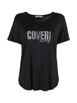 Coveri Moving T-shirt da donna con strass