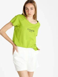 Coveri Moving T-shirt manica corta donna con scritta