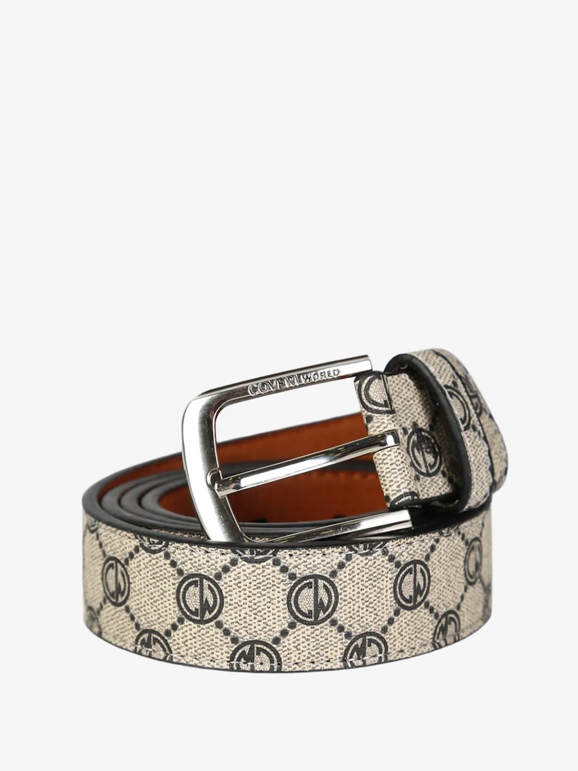Coveri World Cintura da uomo con stampe - grigio