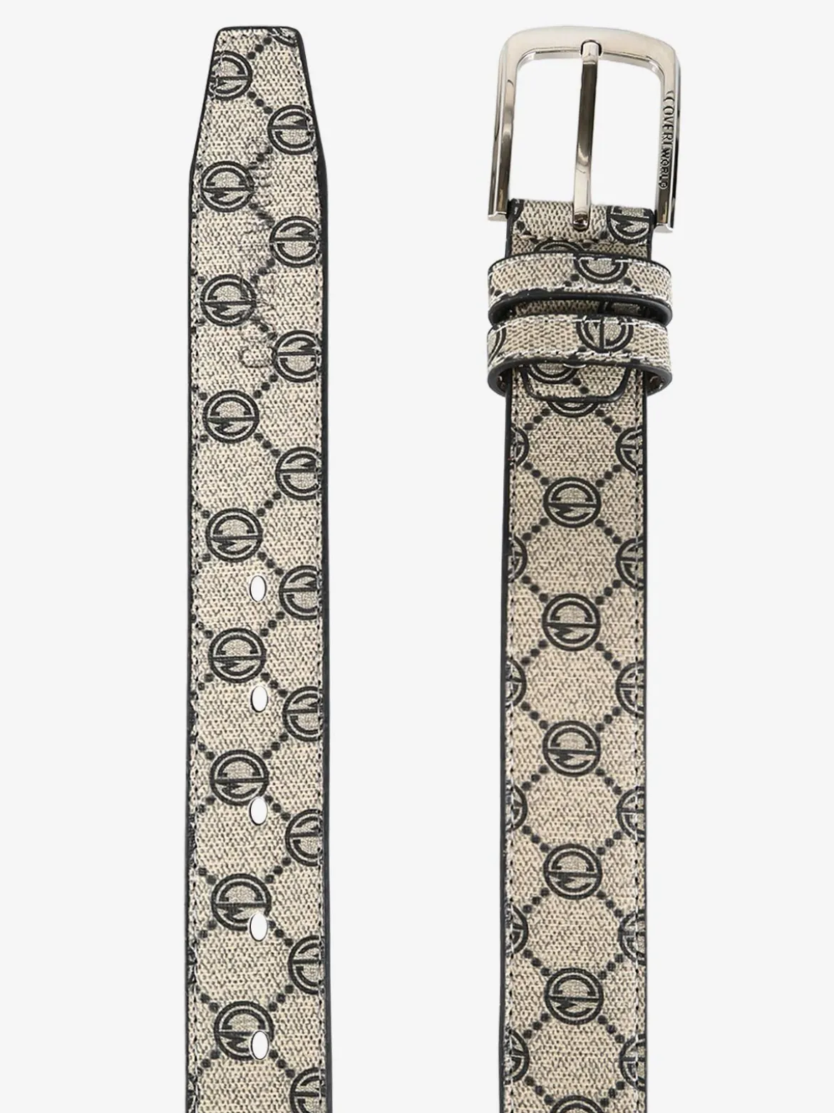 Coveri World Cintura da uomo con stampe - grigio