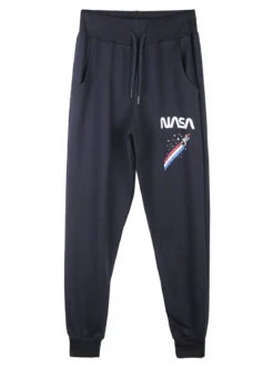 Cuba10 Pantaloni da ragazzo in felpa con coulisse e polsini