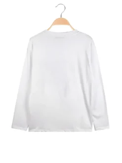 Cuba10 T-shirta da ragazza a maniche lunghe con scritta
