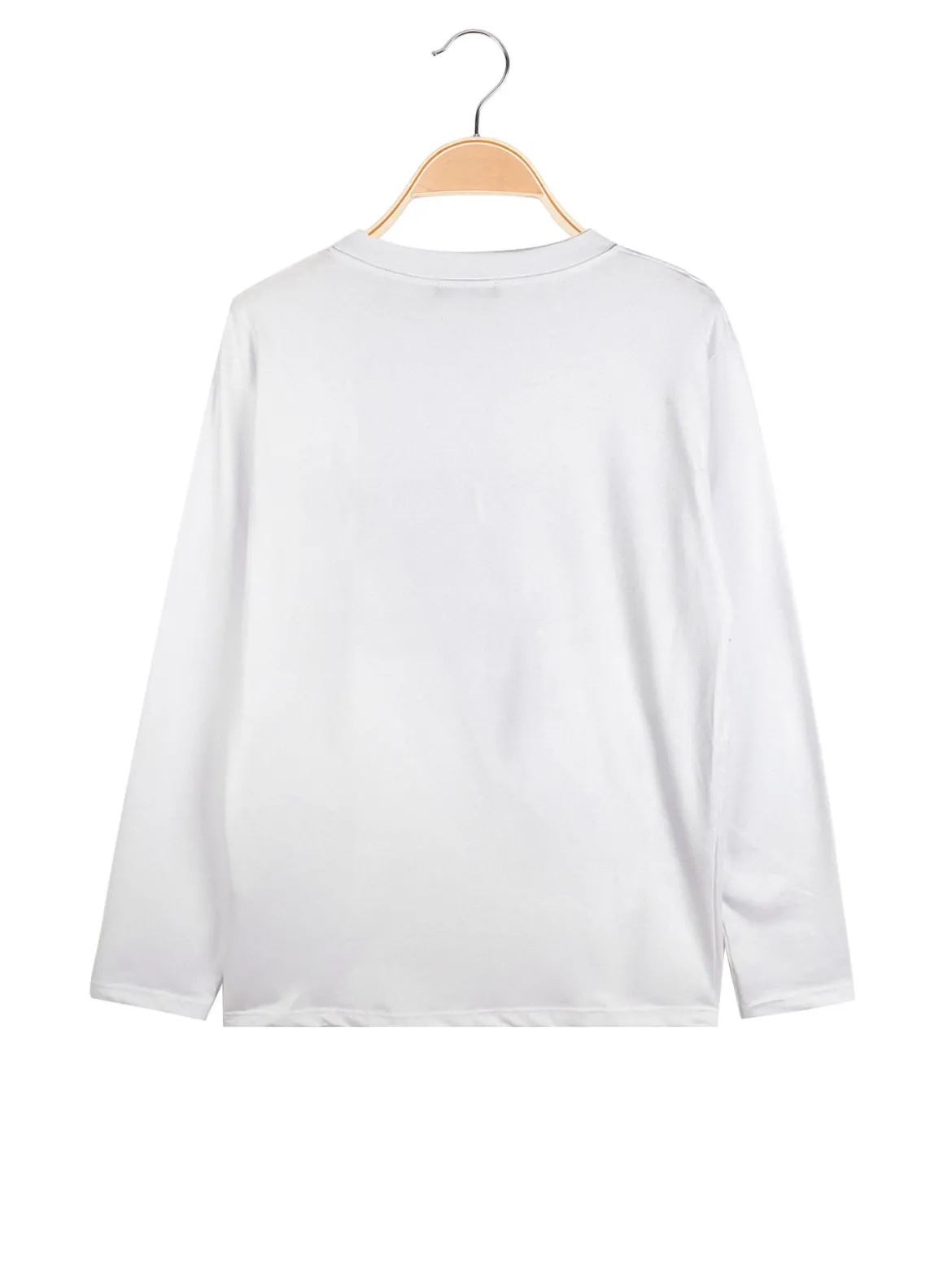 Cuba10 T-shirta da ragazza a maniche lunghe con scritta