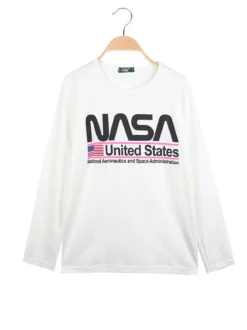 Cuba10 T-shirta da ragazza a maniche lunghe con scritta