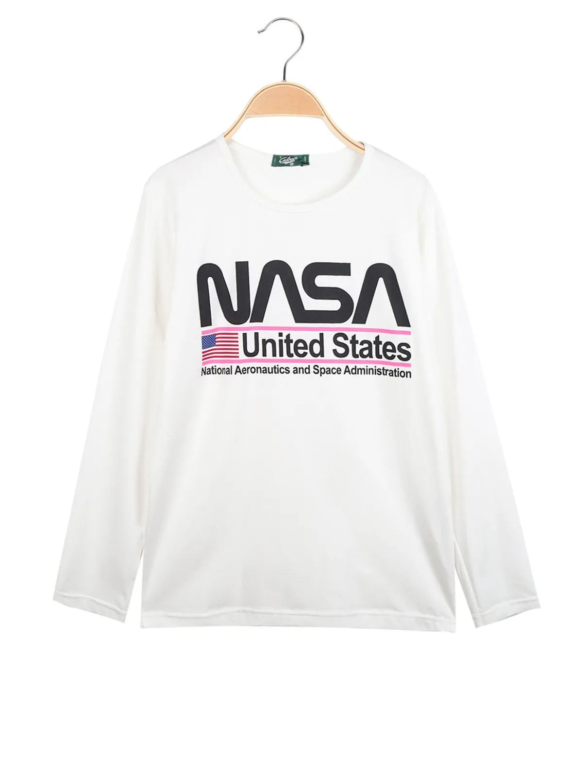 Cuba10 T-shirta da ragazza a maniche lunghe con scritta
