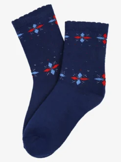 Dag Calze corte da donna in pile - blu