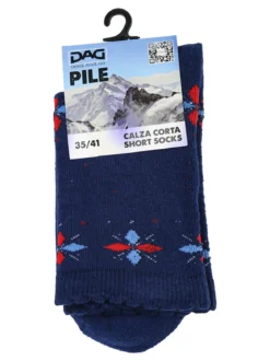 Dag Calze corte da donna in pile - blu