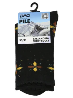Dag Calze corte da donna in pile - nero