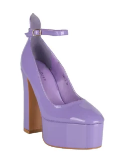 Dame Rose Decolletè donna con tacco e plateau
