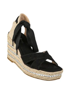 Dame Rose Sandali donna con zeppa con allacciatura alla schiava