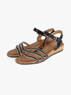 Dame Rose Sandali donna con zeppa e strass