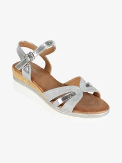 Dame Rose Sandali donna glitter con zeppa
