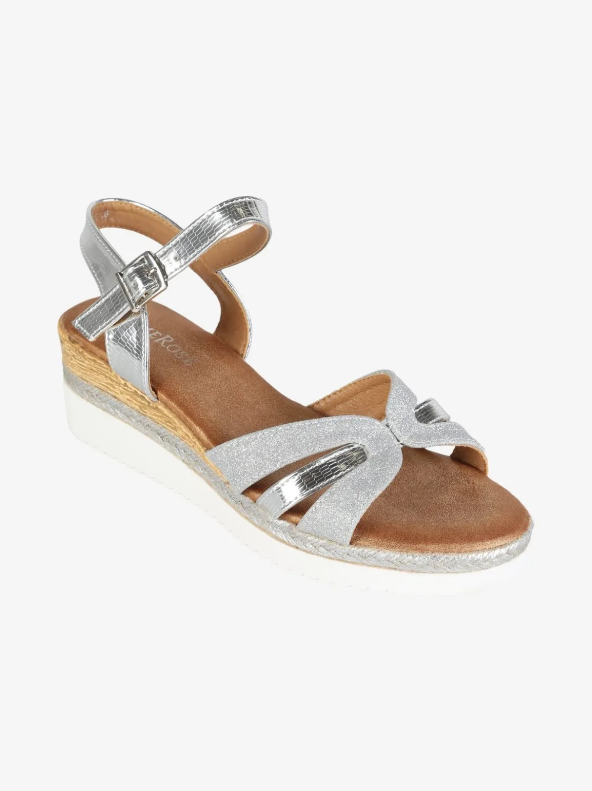 Dame Rose Sandali donna glitter con zeppa