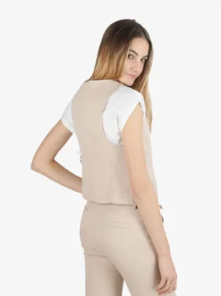 Daystar Gilet donna elegante con bottoni
