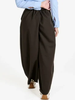 Daystar Pantaloni donna casual a palloncino con cintura - moro