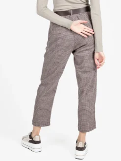 Daystar Pantaloni scozzesi da donna con cintura