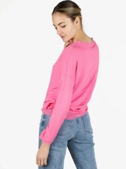 Daystar T-shirt donna a maniche lunghe con dettagli in voilè