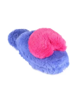 De Fonseca Pantofole donna in ecopelo con cuore applicato