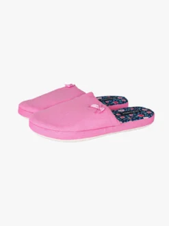 De Fonseca Pantofole donna in tessuto con stampa floreale - rosa