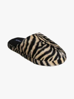 De Fonseca Pantofole donna invernali animalier - beige
