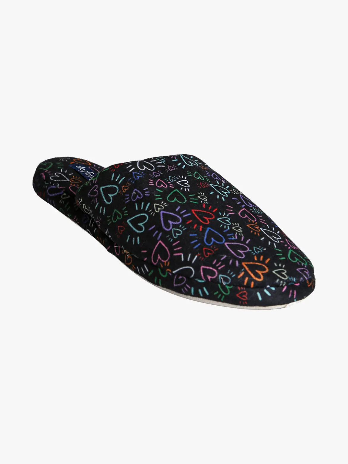 De Fonseca Pantofole donna invernali cuori - nero