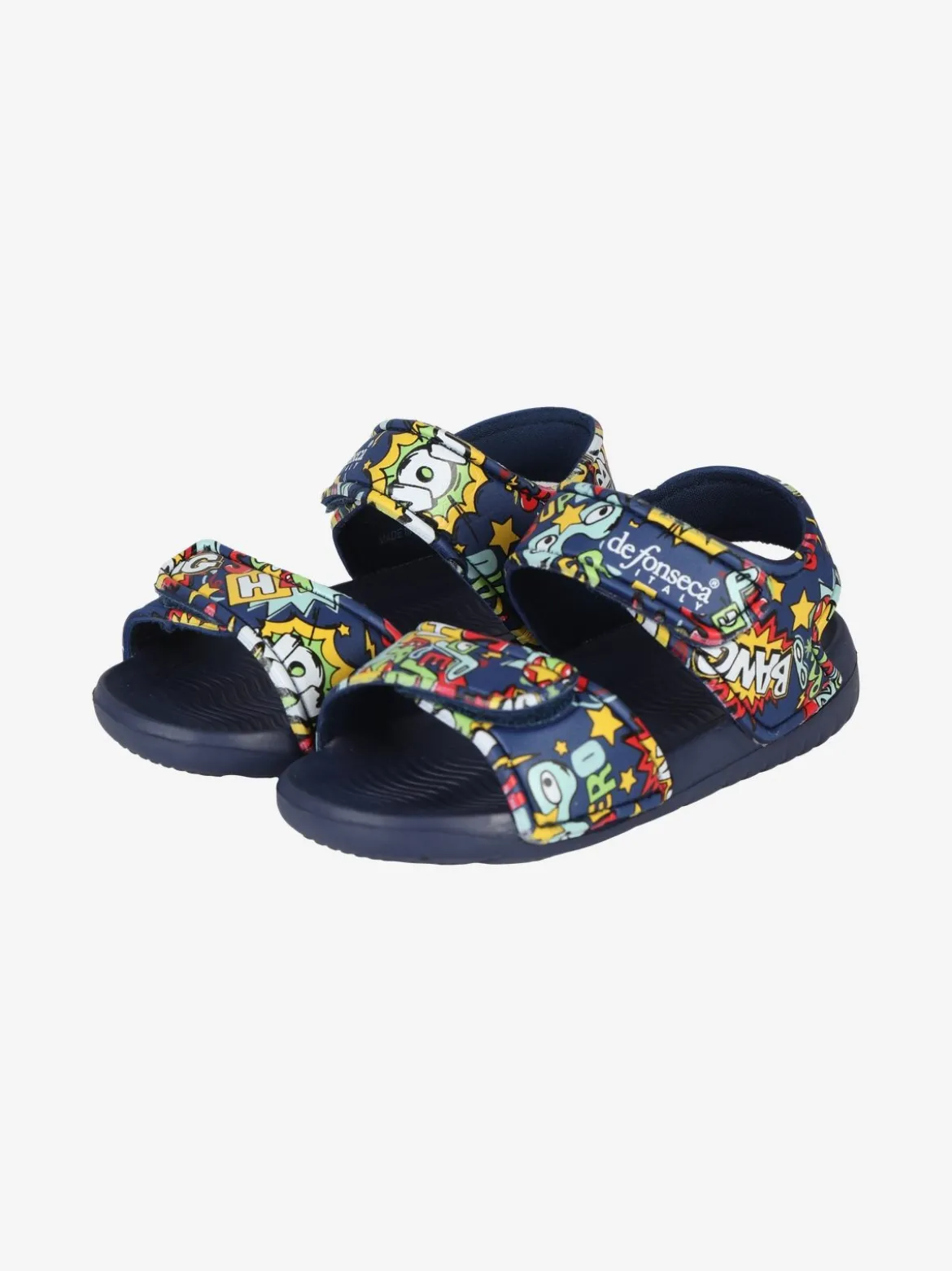 De Fonseca Sandali da bambino in gomma con cinturini a strappo