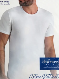 De Fonseca T-shirt intima girocollo da uomo in cotone