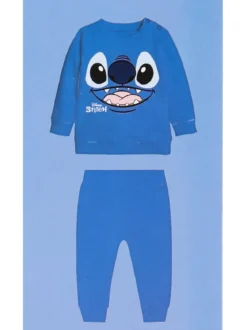 Disney Baby Stitch pigiama da neonato in cotone con stampe - blu