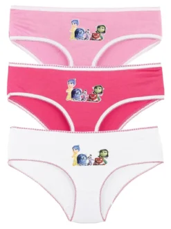 Disney Pixar Inside Out Tris slip bambina con stampe
