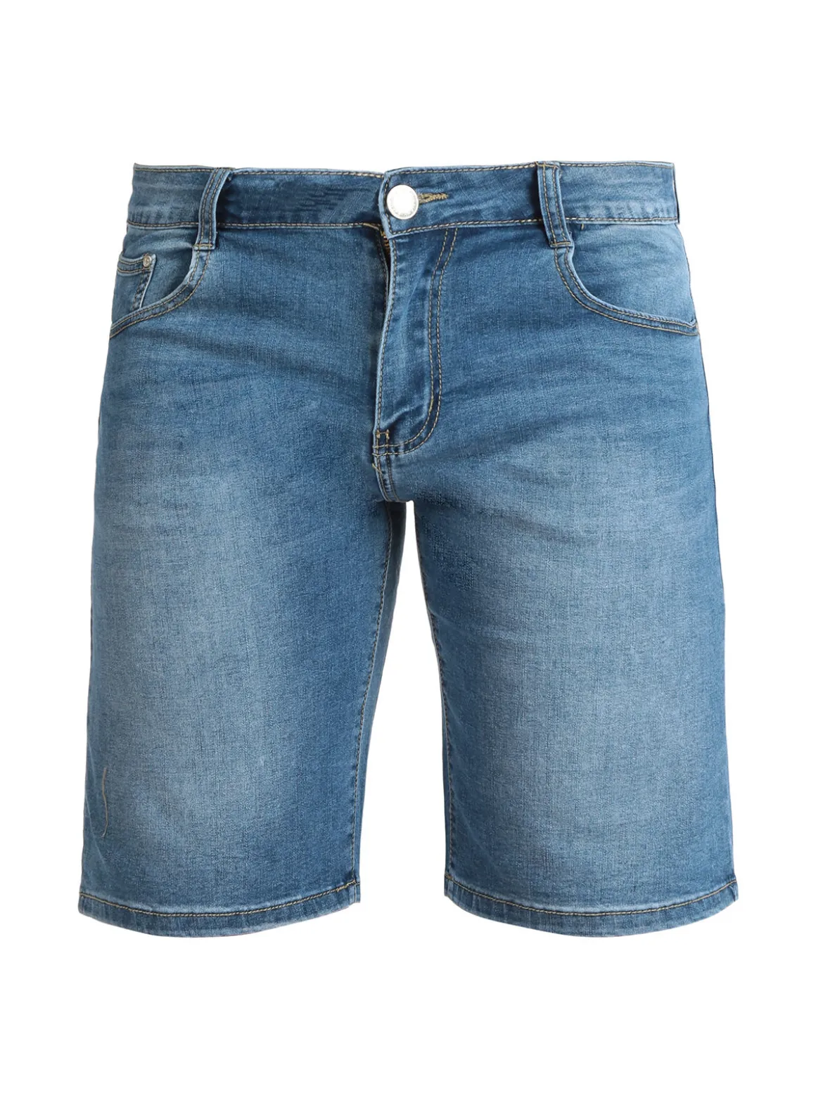 3-D Jeans Bermuda elasticizzato in jeans da uomo