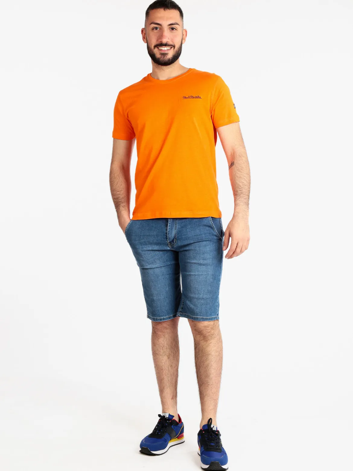 3-D Jeans Bermuda uomo in jeans