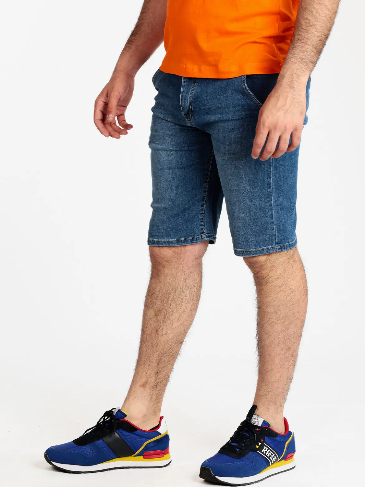 3-D Jeans Bermuda uomo in jeans