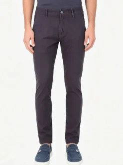 3-D Jeans Pantaloni da uomo slim fit in cotone - grigio scuro