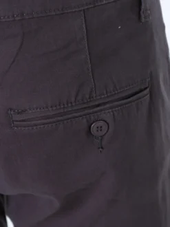 3-D Jeans Pantaloni da uomo slim fit in cotone taglie grandi - grigio scuro