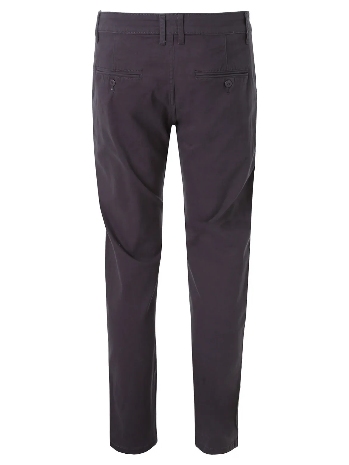 3-D Jeans Pantaloni da uomo slim fit in cotone taglie grandi - grigio scuro