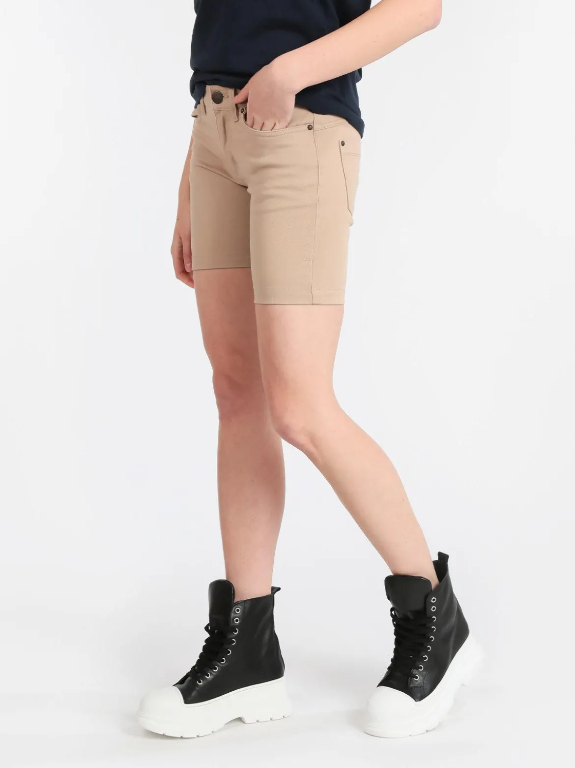 Du & Ka Shorts donna in cotone jeans