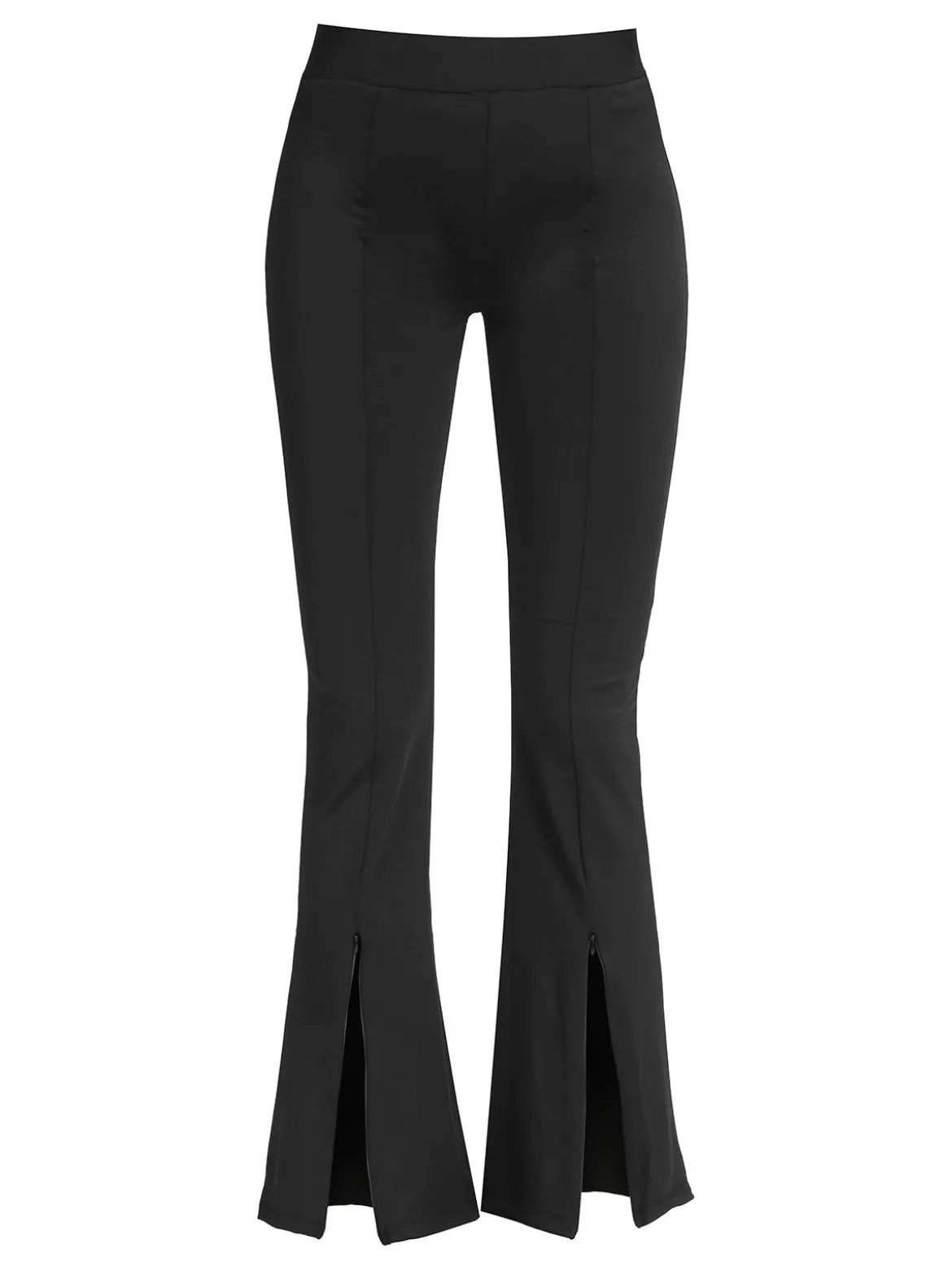 Eletta Pantaloni donna a zampa con zip finale