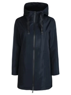 Ellen Rose Giacca a vento da donna con cappuccio e zip