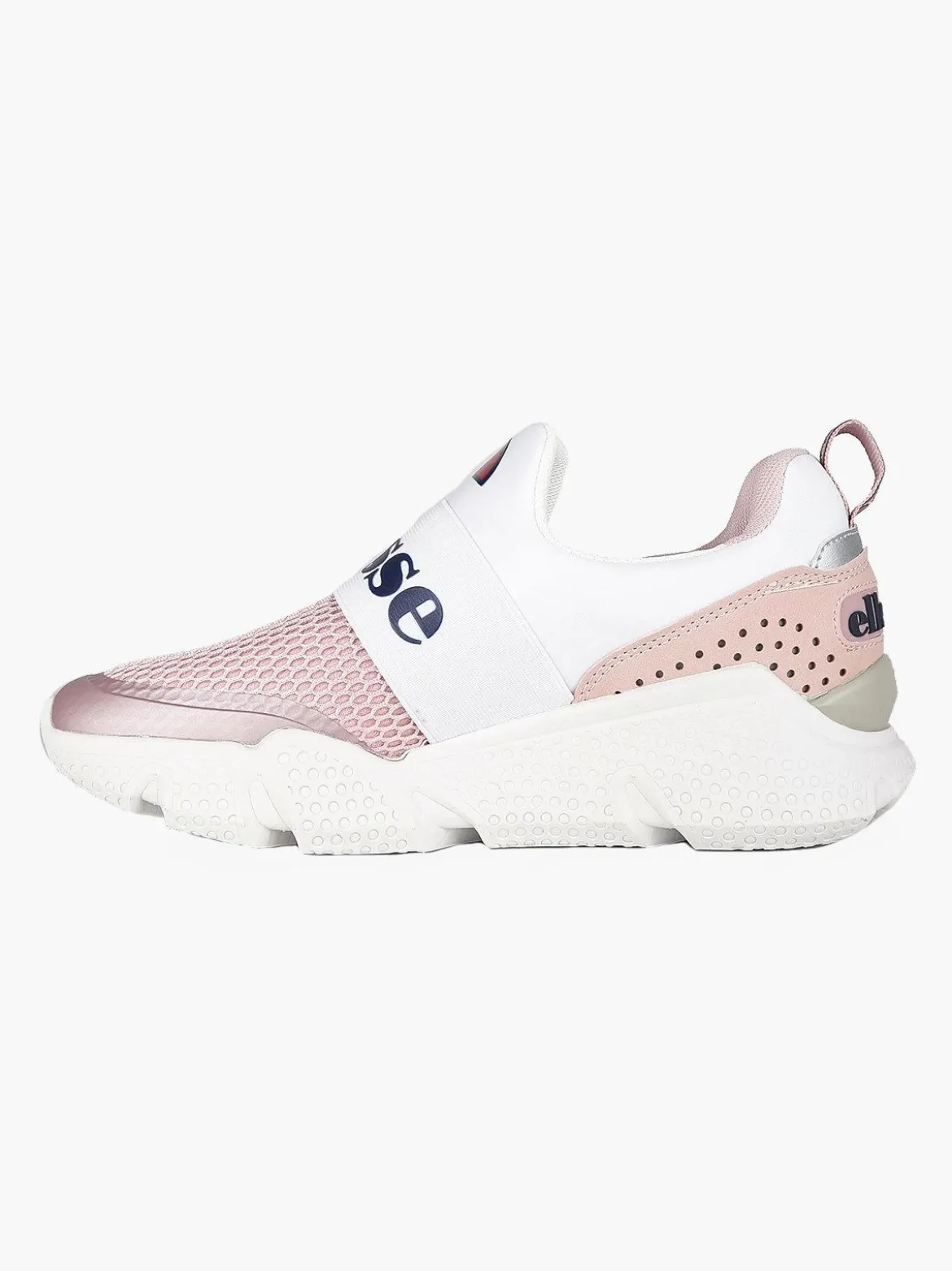Ellesse Scarpe slip on in tessuto con zeppa