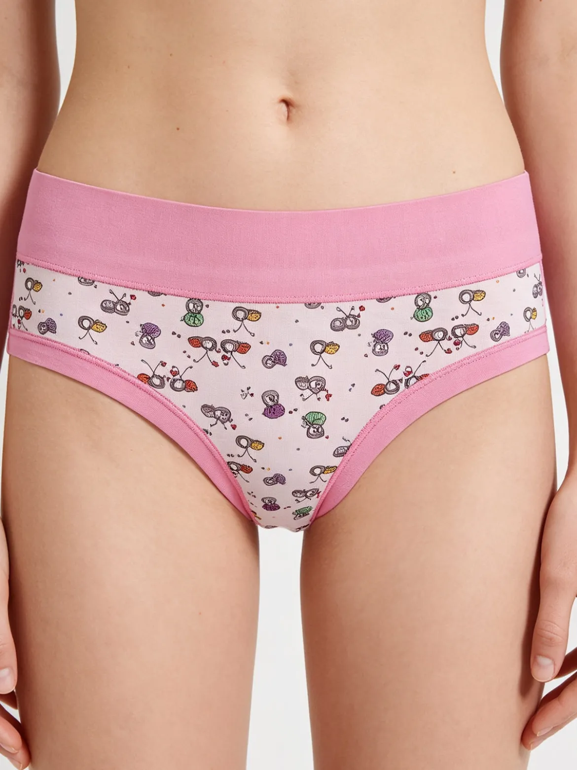 Emy Bimba Slip da bambina in cotone - fucsia