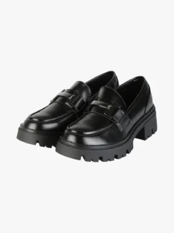 Energy Mocassini donna in ecopelle con suola alta e plateau