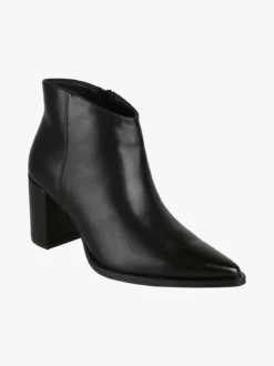 Energy Stivaletti donna con tacco largo e zip - nero