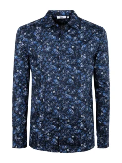 Enos Camicia uomo a maniche lunghe con stampe