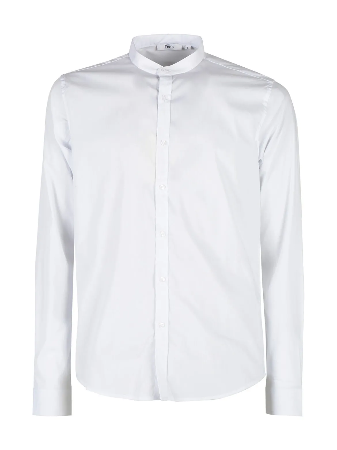Enos Jeans Camicia uomo slim fit con colletto alla coreana