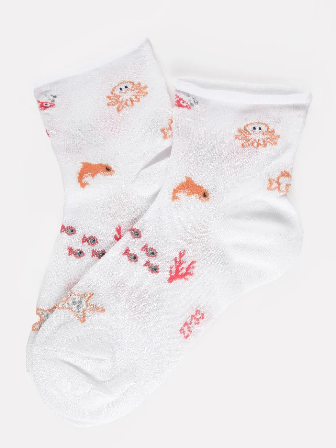 Enrico Coveri Calze corte bambina con stampe