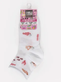 Enrico Coveri Calze corte bambina con stampe