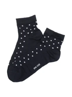 Enrico Coveri Calze corte da donna a pois - blu scuro