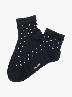 Enrico Coveri Calze corte da donna a pois - blu scuro