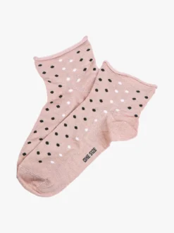 Enrico Coveri Calze corte da donna a pois - rosa